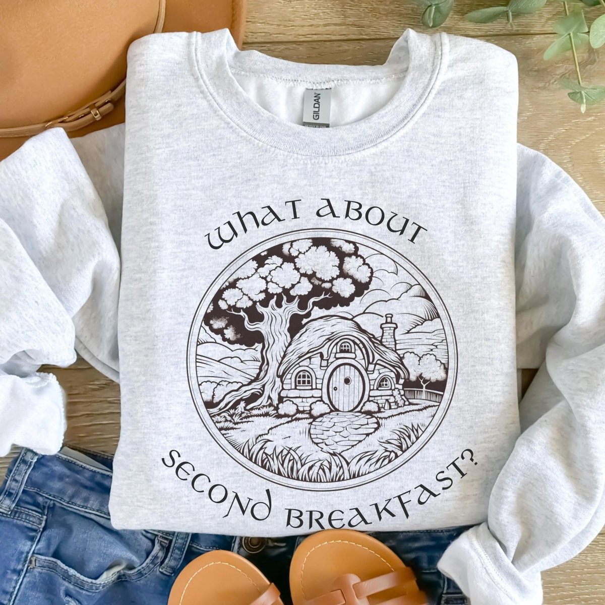 What About Second Breakfast Sweatshirt | Cotton Blend Crewneck