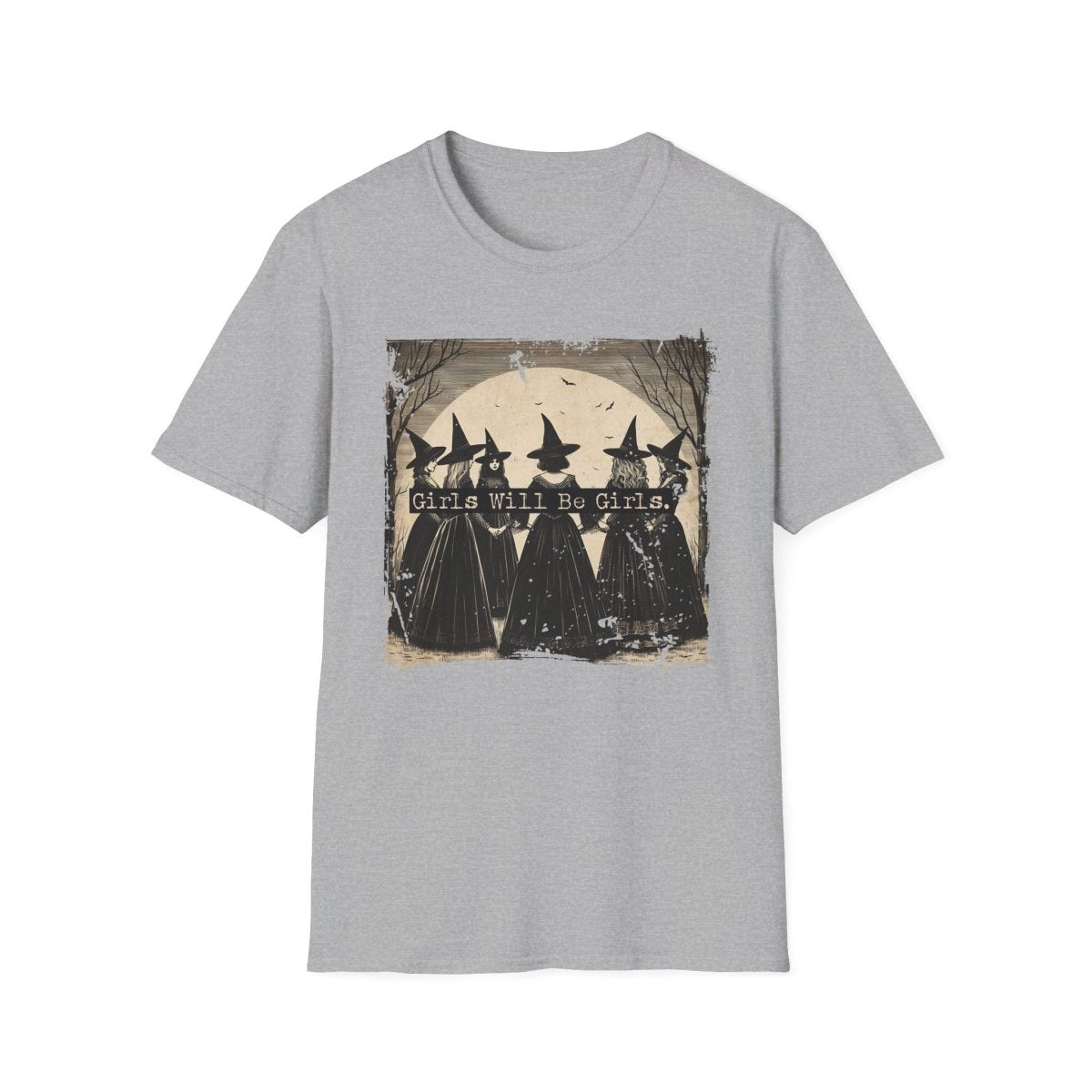 Witchy Girls Will be Girls Shirt | Feminist Soft 100% Cotton Tee
