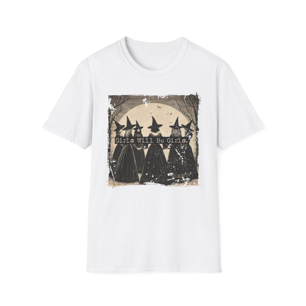 Witchy Girls Will be Girls Shirt | Feminist Soft 100% Cotton Tee