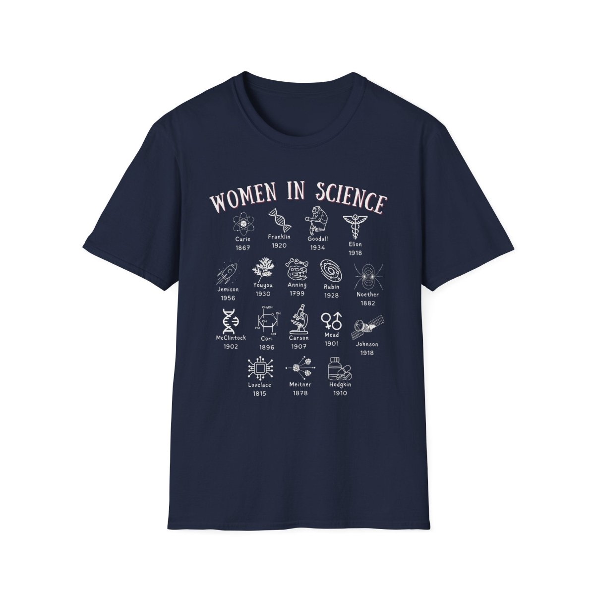 Women in Science Shirt | Feminist Soft 100% Cotton Tee