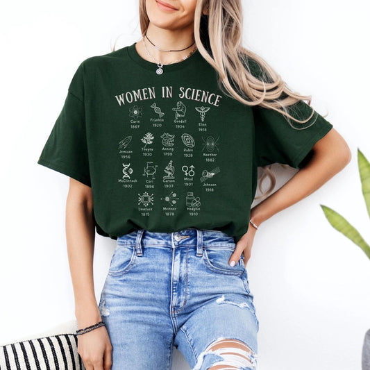 Women in Science Shirt | Feminist Soft 100% Cotton Tee