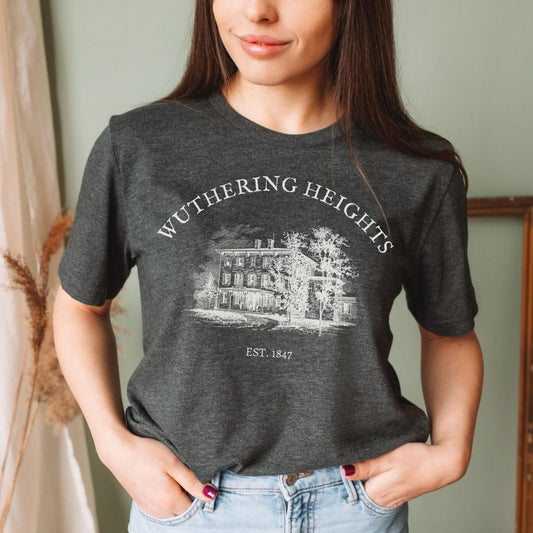 Wuthering Heights Shirt | Dark Academia Soft 100% Cotton Tee