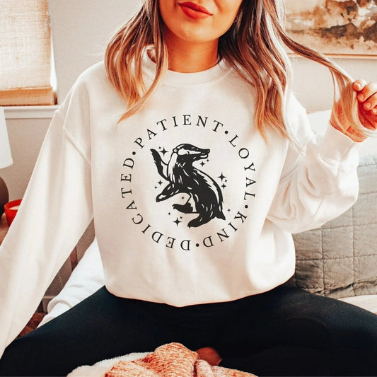 Yellow House Sweatshirt | Fantasy Cotton Blend Crewneck