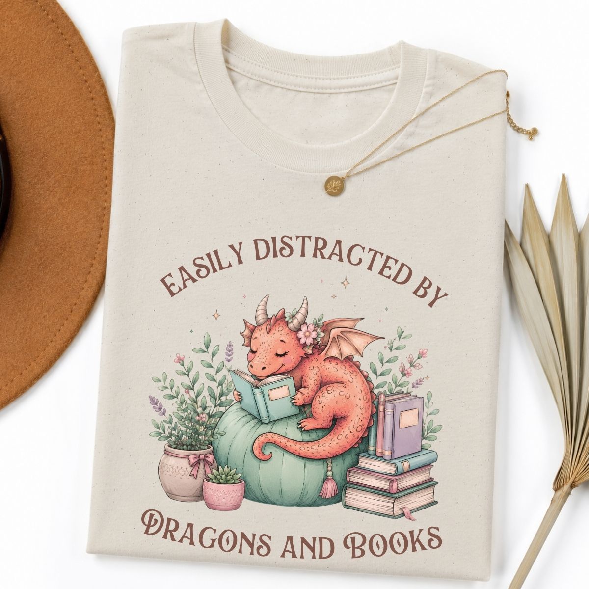 Dragons and Books Tee