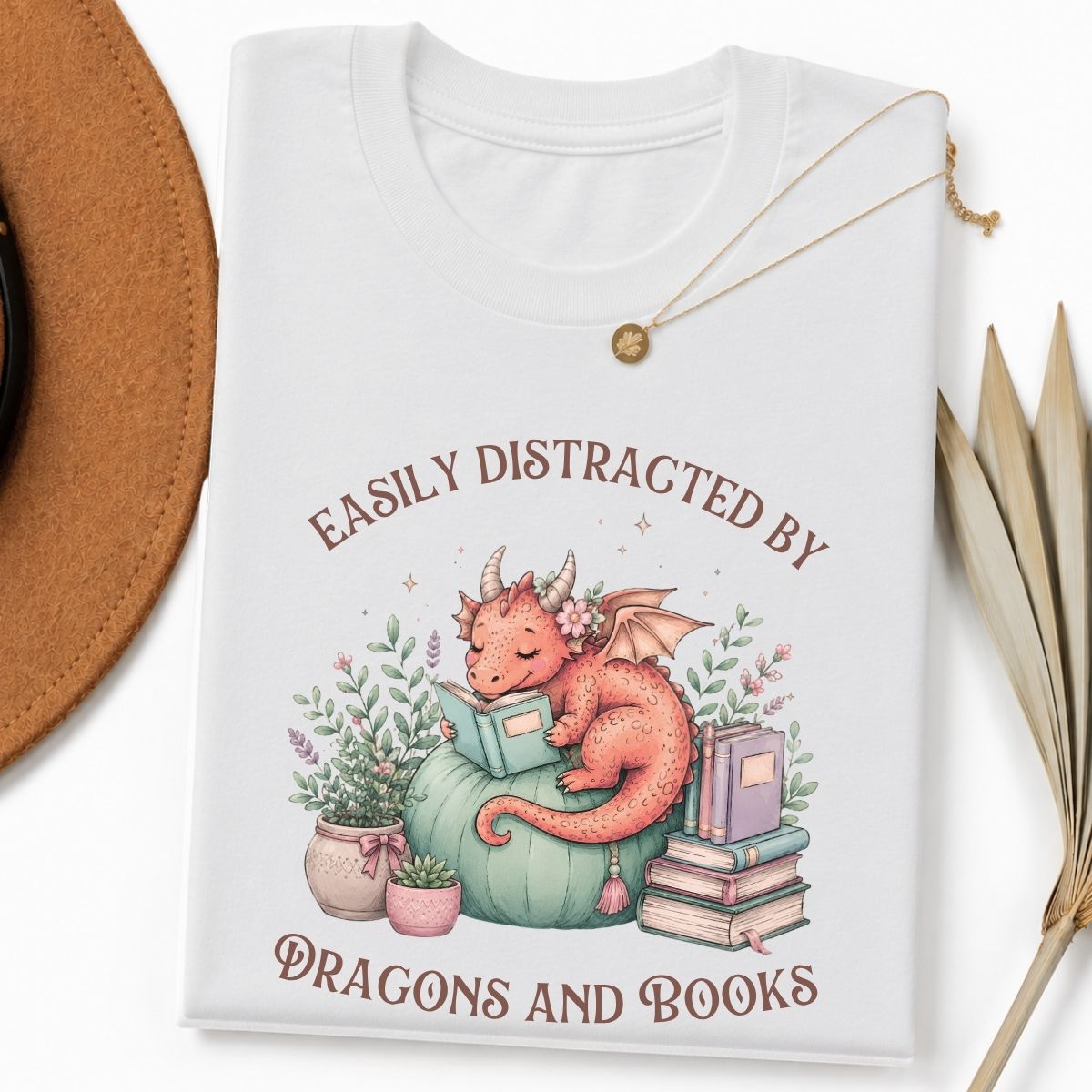 Dragons and Books Tee
