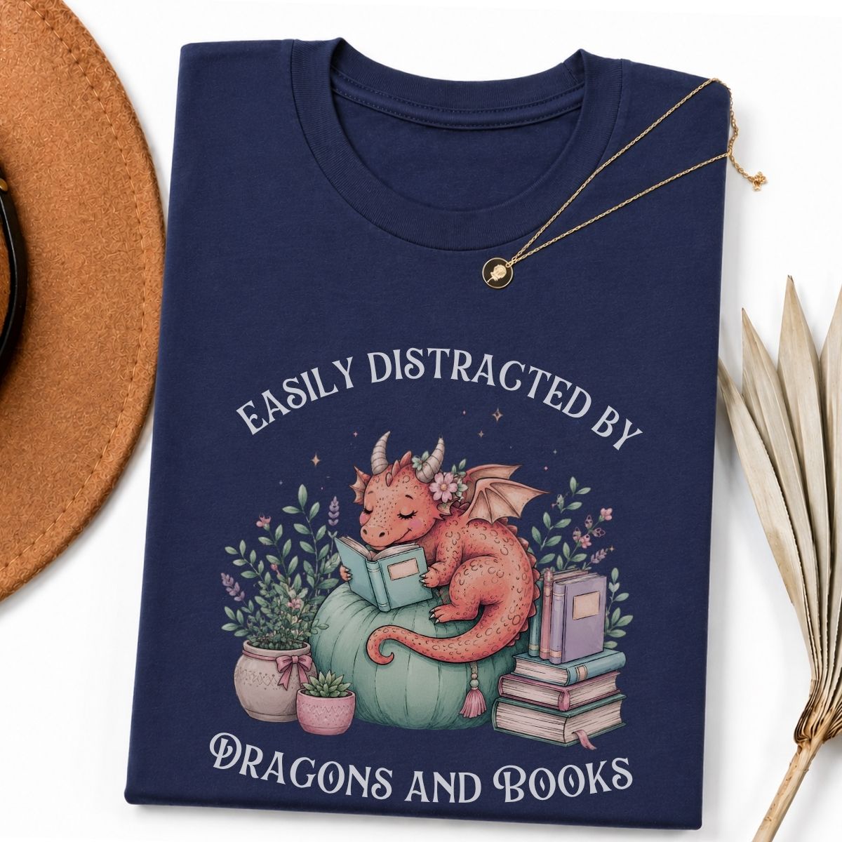 Dragons and Books Tee