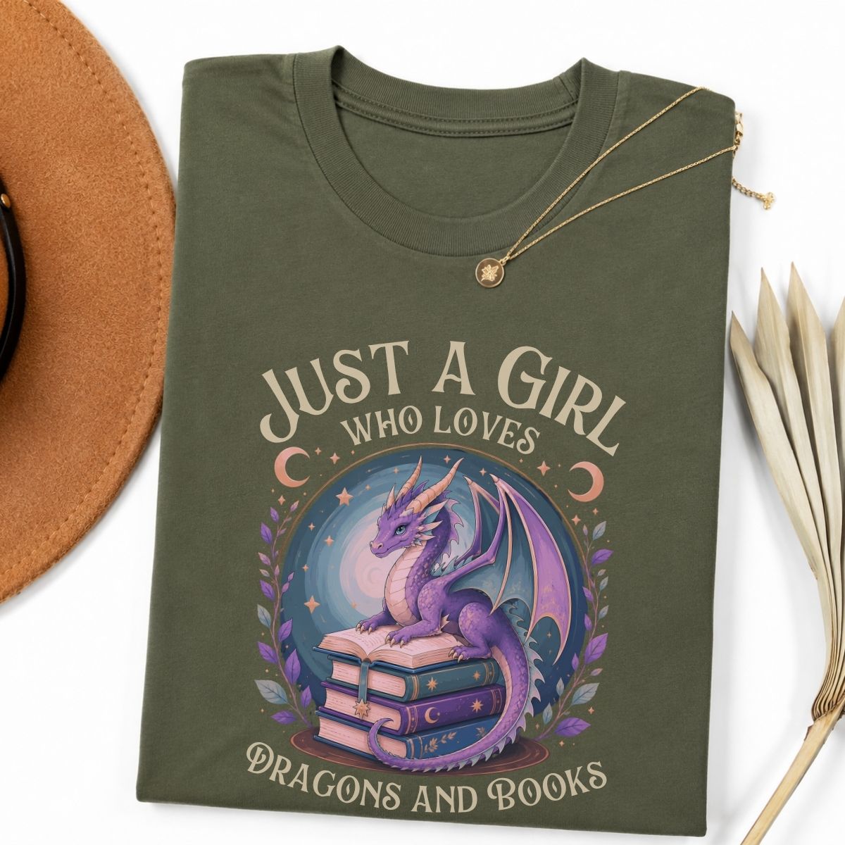 Dragons and Books Tee