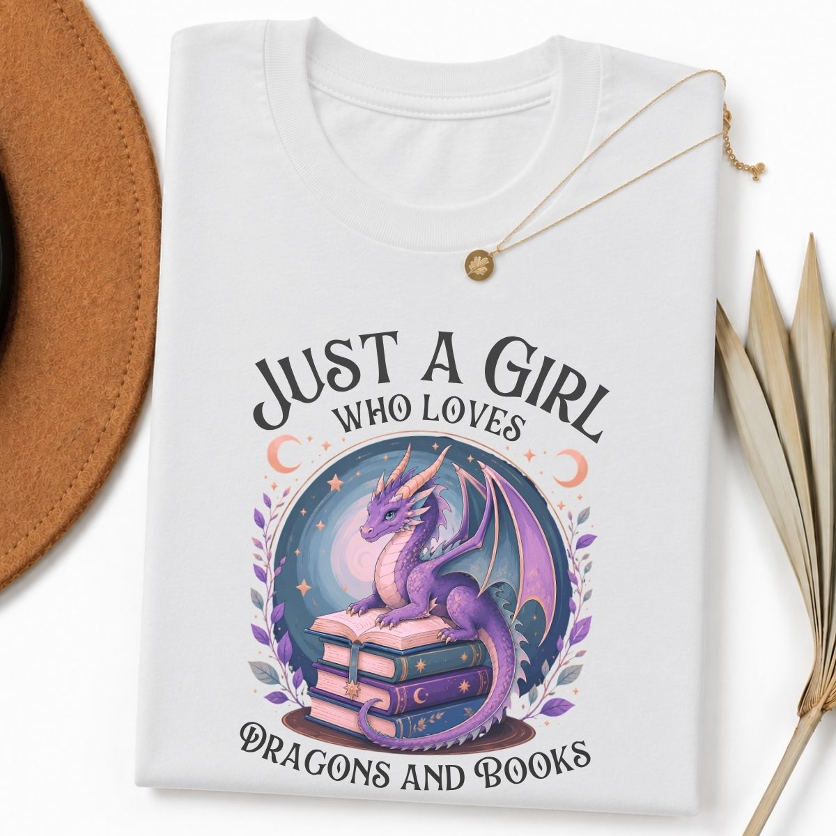 Dragons and Books Tee