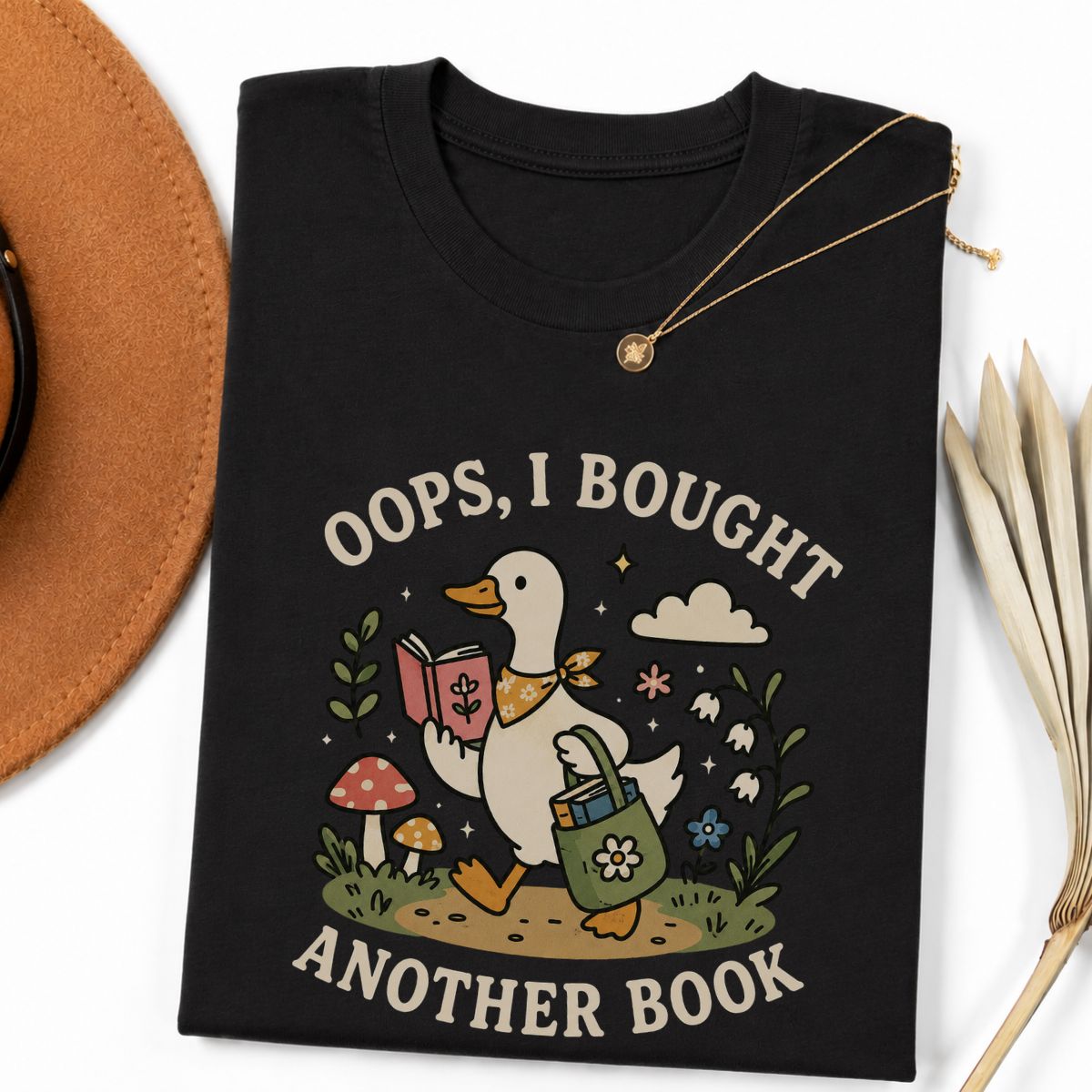 Funny Bookish Goose Tee