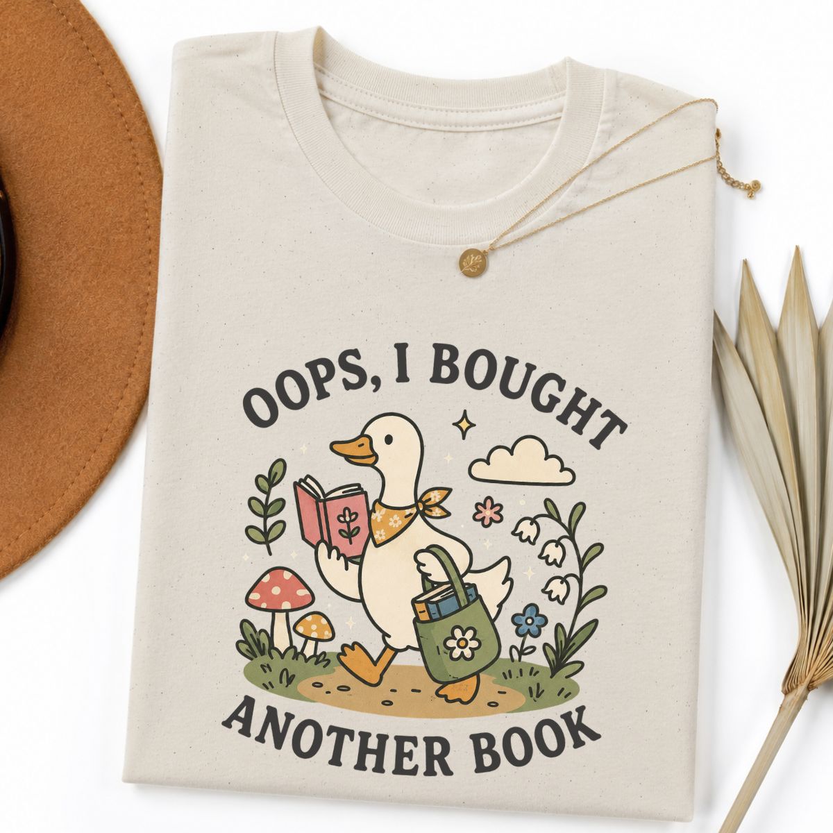 Funny Bookish Goose Tee