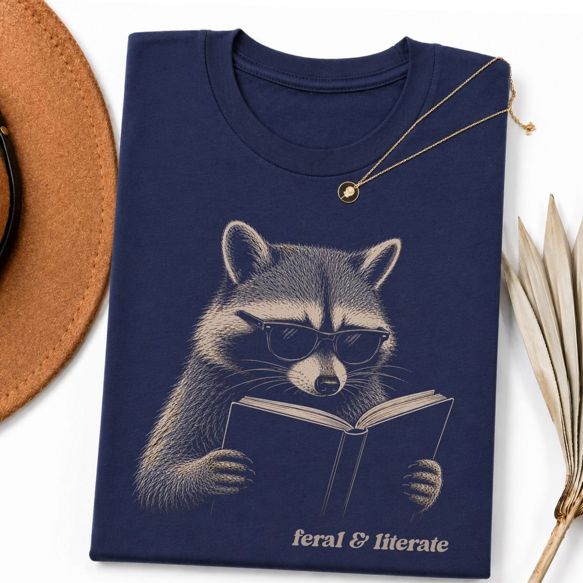 Literate Raccoon Tee
