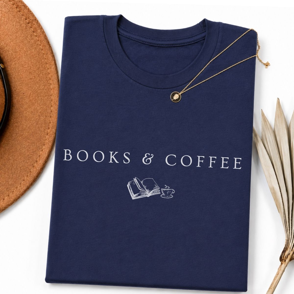 Books & Coffee Tee