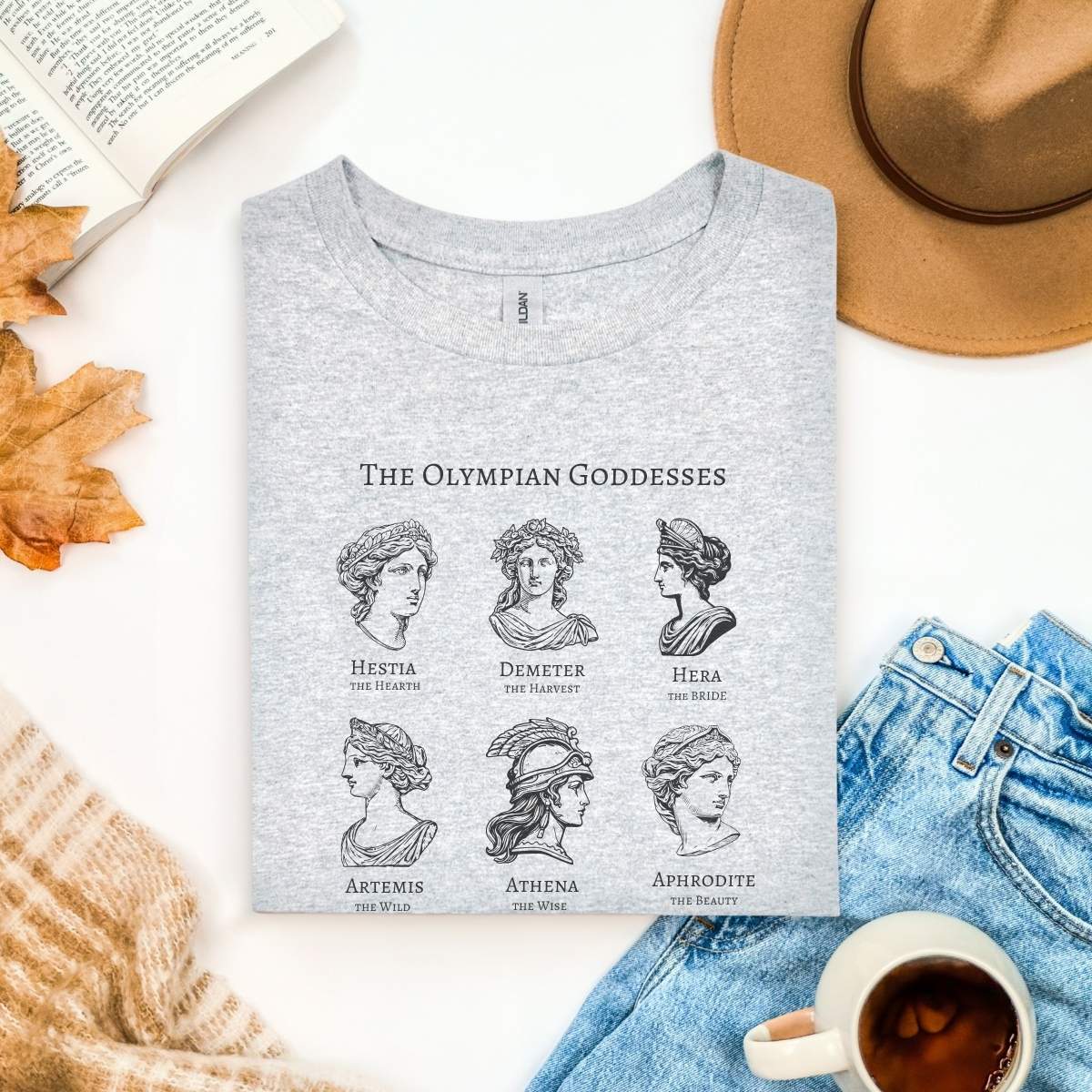 Greek Goddess Shirt | Greek Myth Soft 100% Cotton Tee