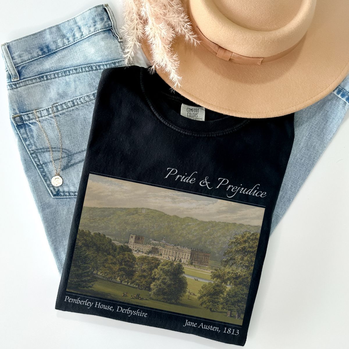 Pride and Prejudice Pemberley Shirt | Comfort Colors® 100% Cotton Tee