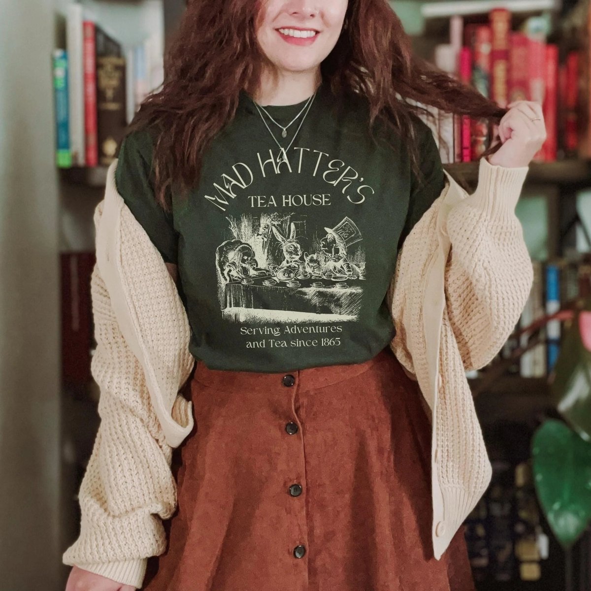 Alice's Adventures in Wonderland Shirt | Soft 100% Cotton Tee