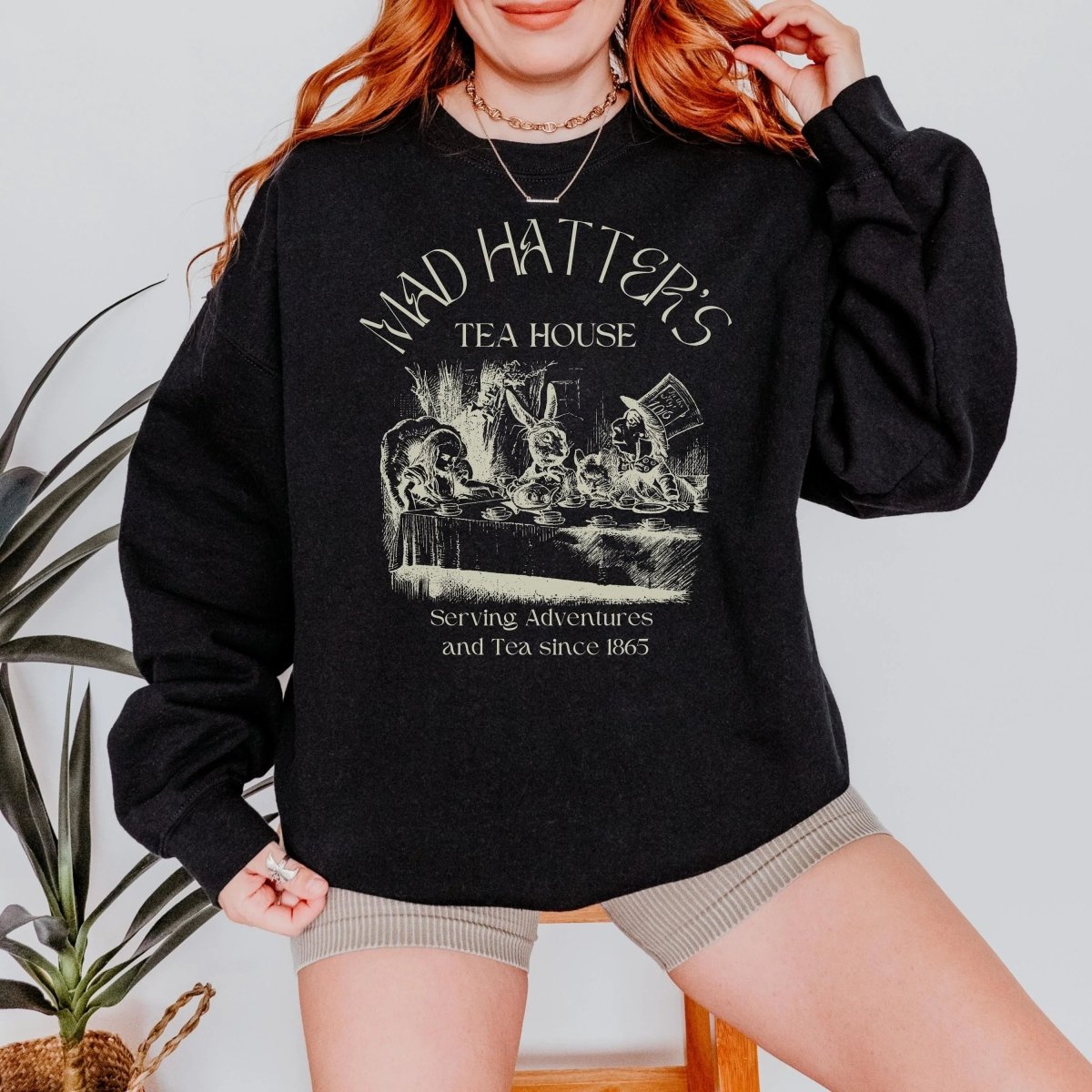 Alice's Adventures in Wonderland Sweatshirt | Cotton Blend Crewneck