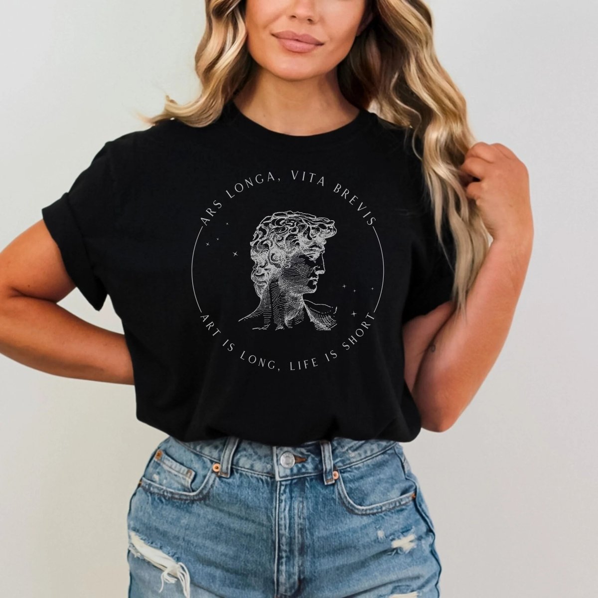 Ars Longa Vita Brevis Shirt | Dark Academia Soft 100% Cotton Tee