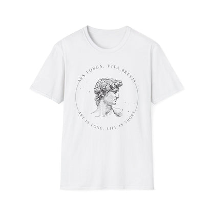 Ars Longa Vita Brevis Shirt | Dark Academia Soft 100% Cotton Tee