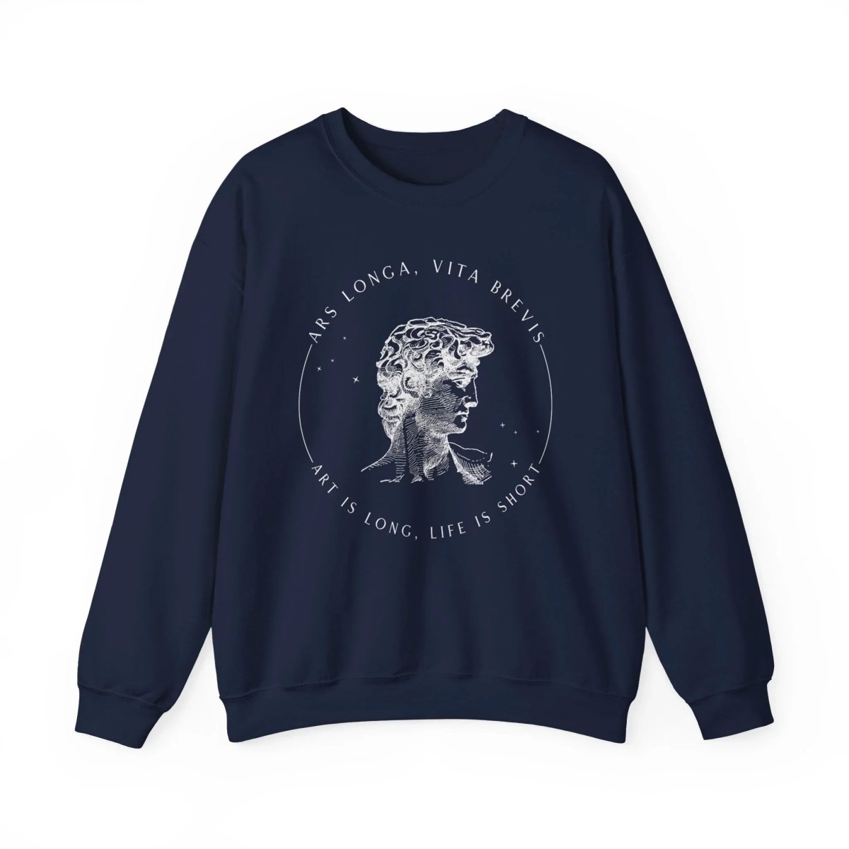Ars Longa Vita Brevis Sweatshirt | Dark Academia Cotton Blend Shirt