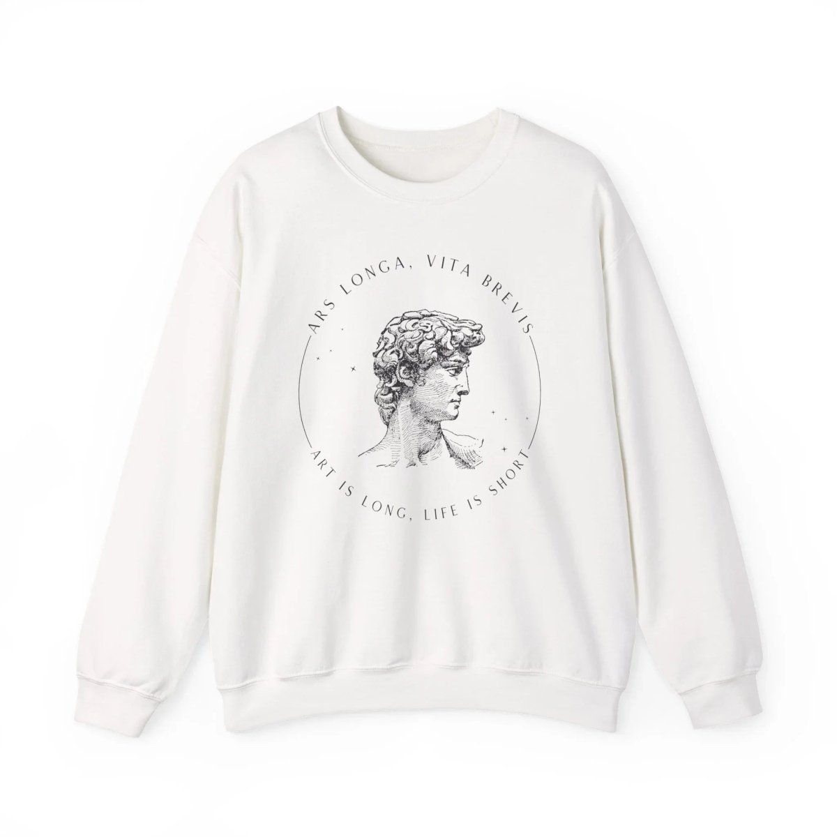 Ars Longa Vita Brevis Sweatshirt | Dark Academia Cotton Blend Shirt