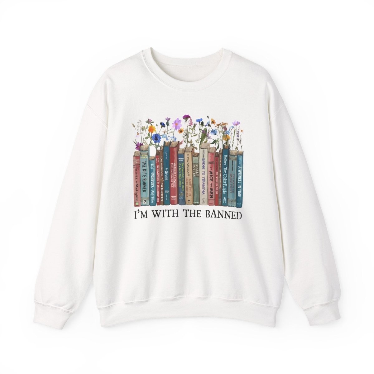 Banned Book Sweatshirt | Book Lover Cotton Blend Shirt