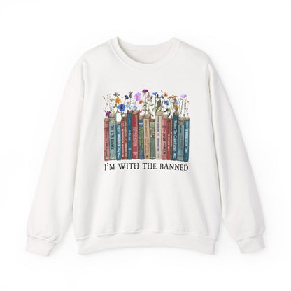 Banned Book Sweatshirt | Book Lover Cotton Blend Shirt