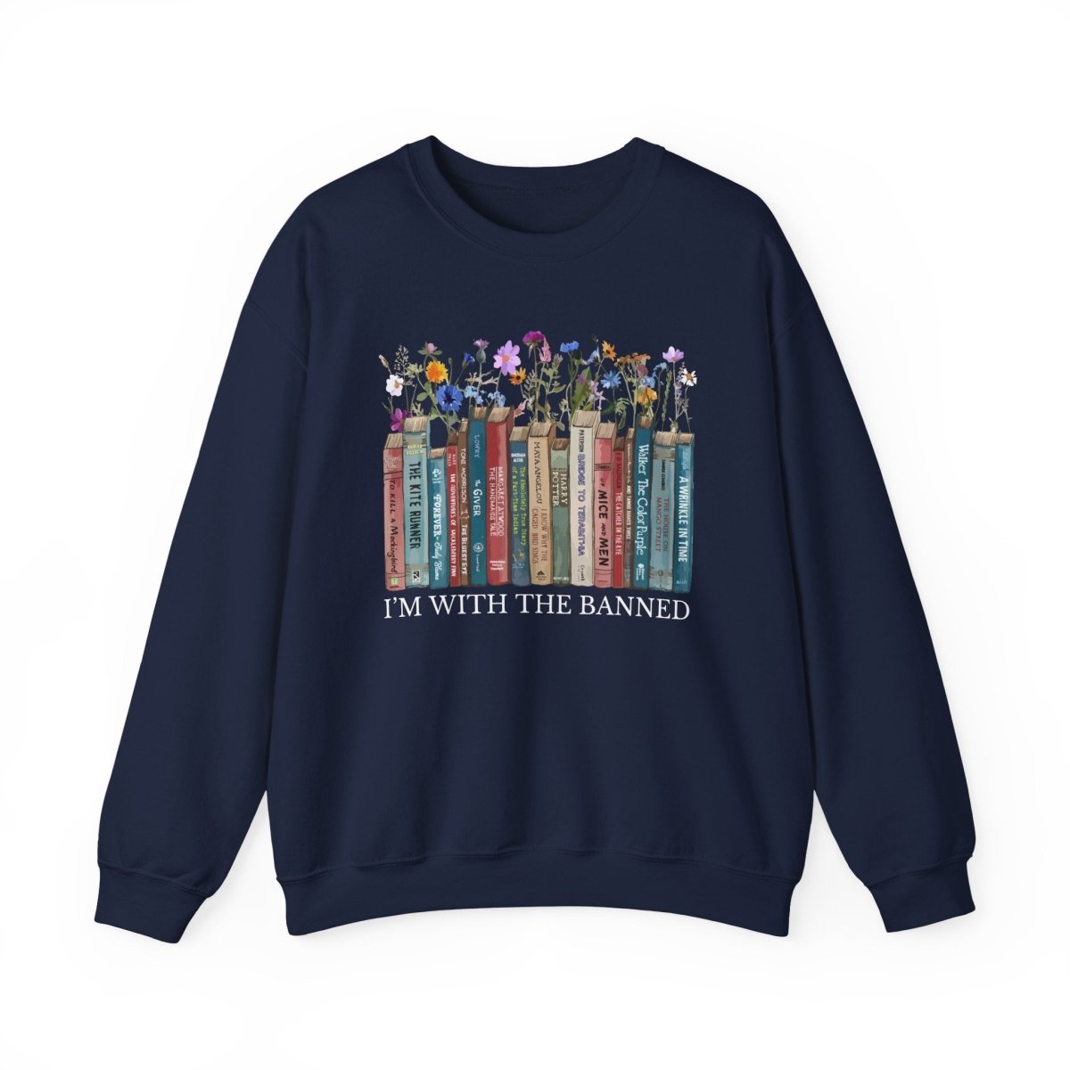 Banned Book Sweatshirt | Book Lover Cotton Blend Shirt