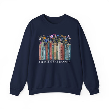 Banned Book Sweatshirt | Book Lover Cotton Blend Shirt
