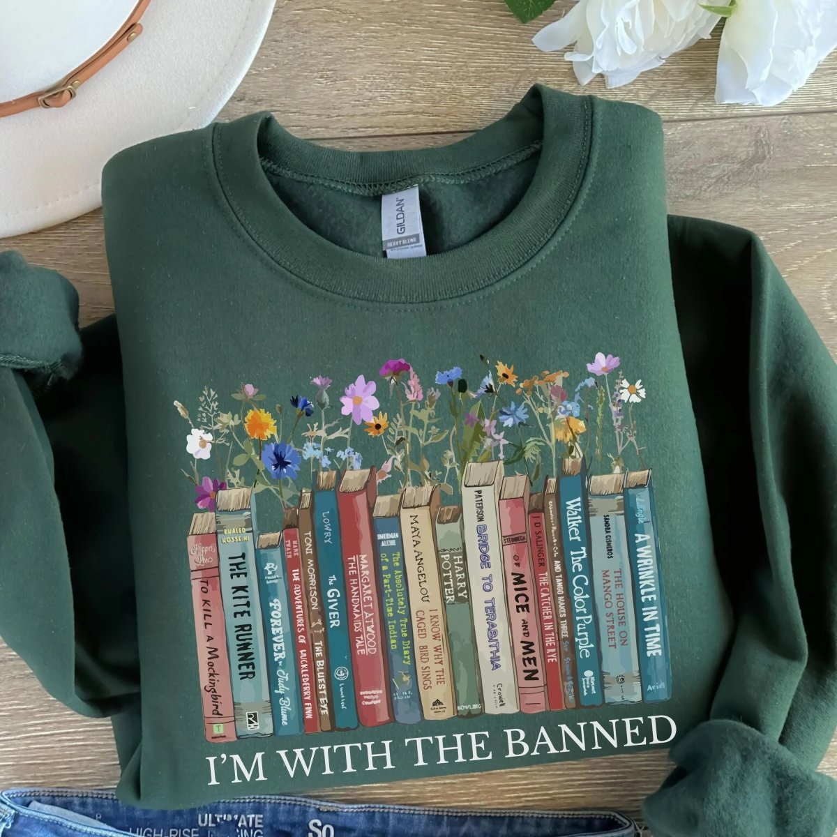 Banned Book Sweatshirt | Book Lover Cotton Blend Shirt