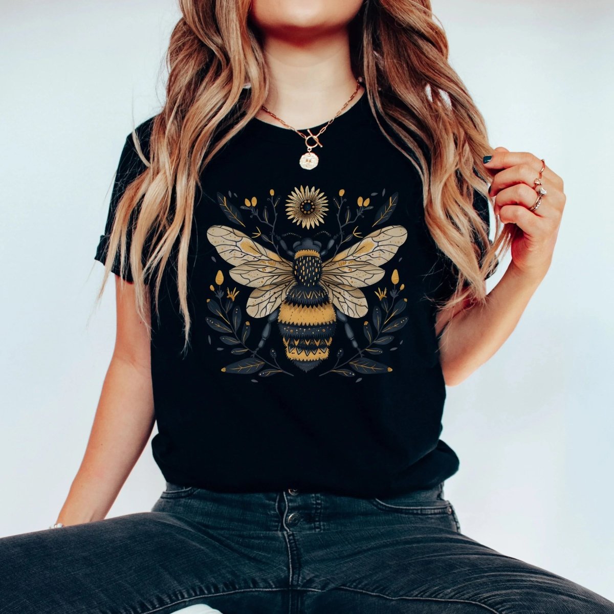 Bee Cottagecore Shirt | Goblincore Soft 100% Cotton Tee