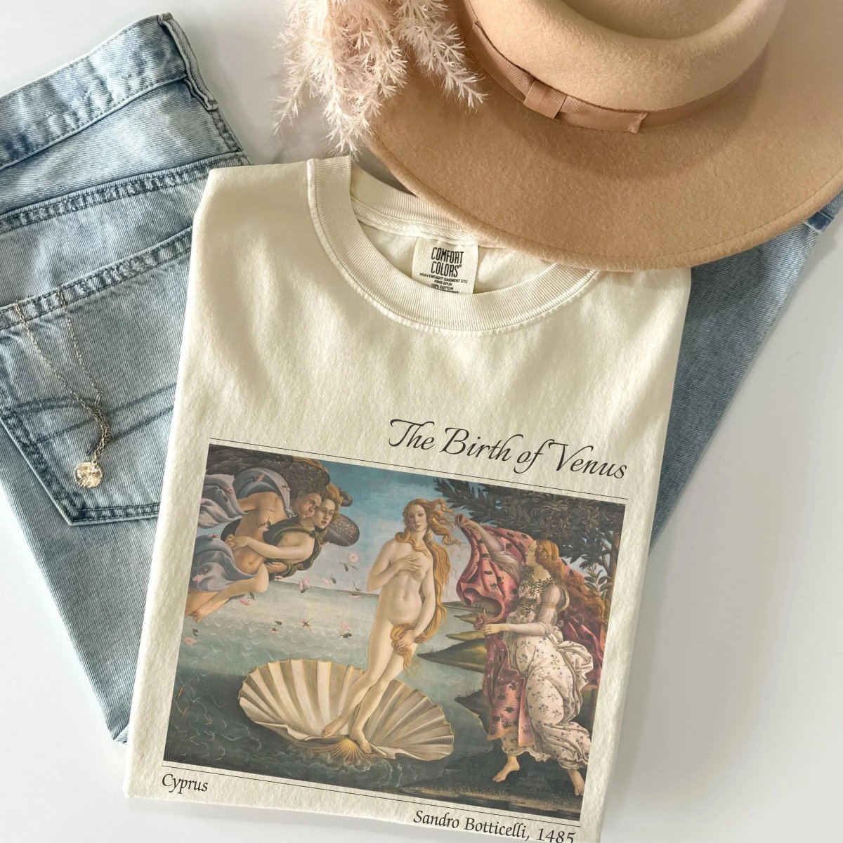 Birth of Venus Shirt | Botticelli Comfort Colors® 100% Cotton Tee