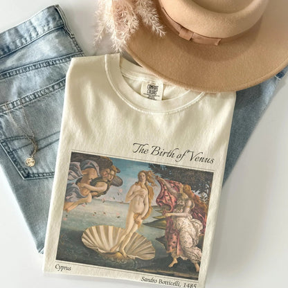 Birth of Venus Shirt | Botticelli Comfort Colors® 100% Cotton Tee