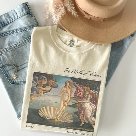 Birth of Venus Shirt | Botticelli Comfort Colors® 100% Cotton Tee