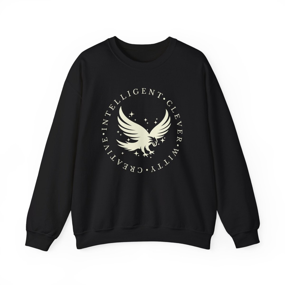 Blue House Sweatshirt | Fantasy Cotton Blend Crewneck