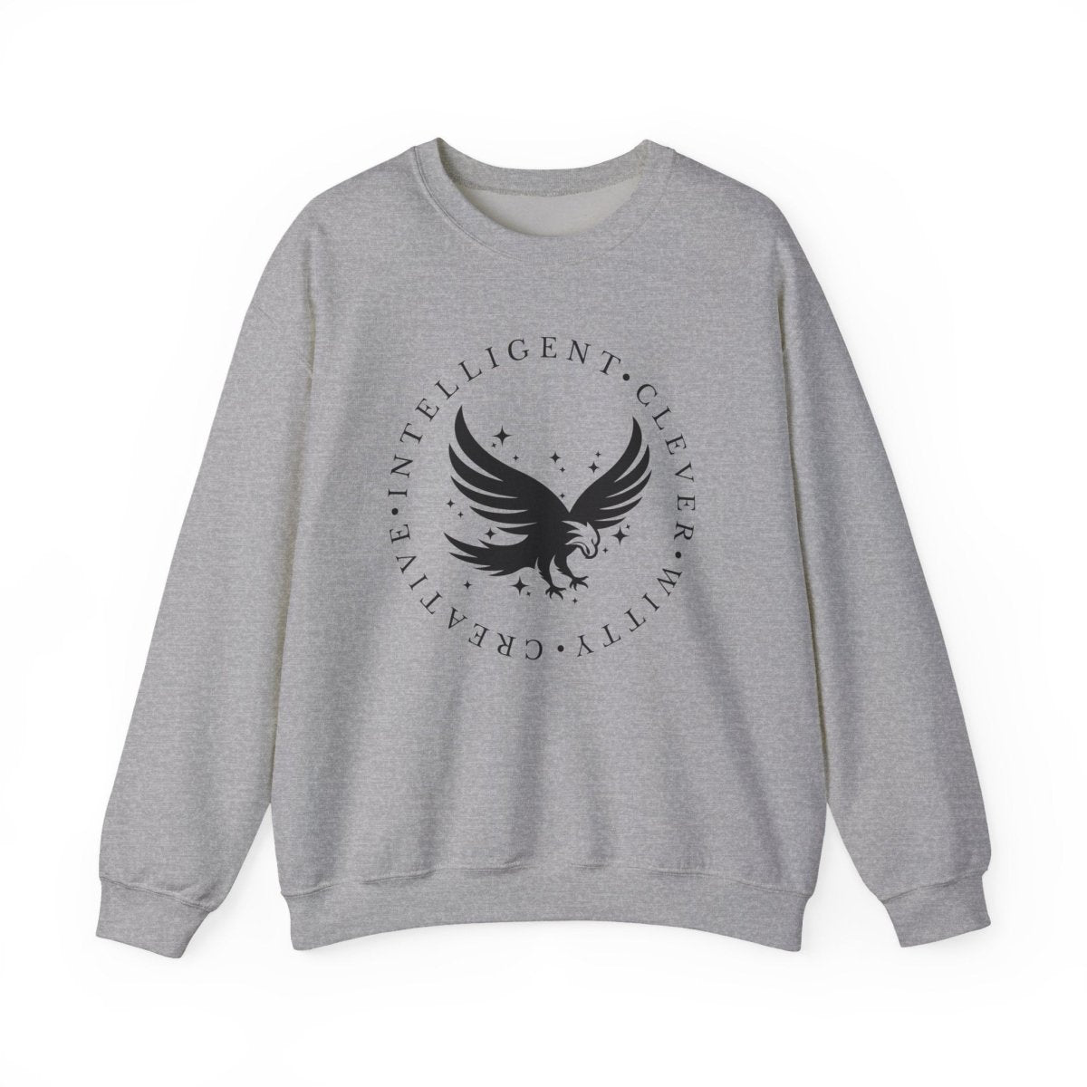 Blue House Sweatshirt | Fantasy Cotton Blend Crewneck