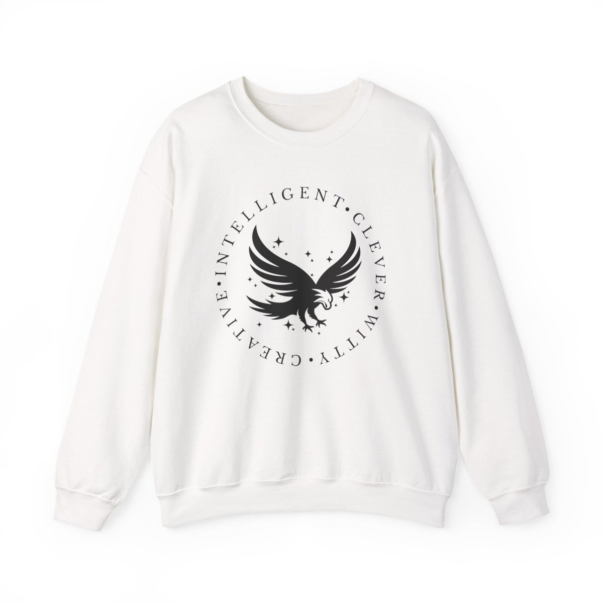 Blue House Sweatshirt | Fantasy Cotton Blend Crewneck