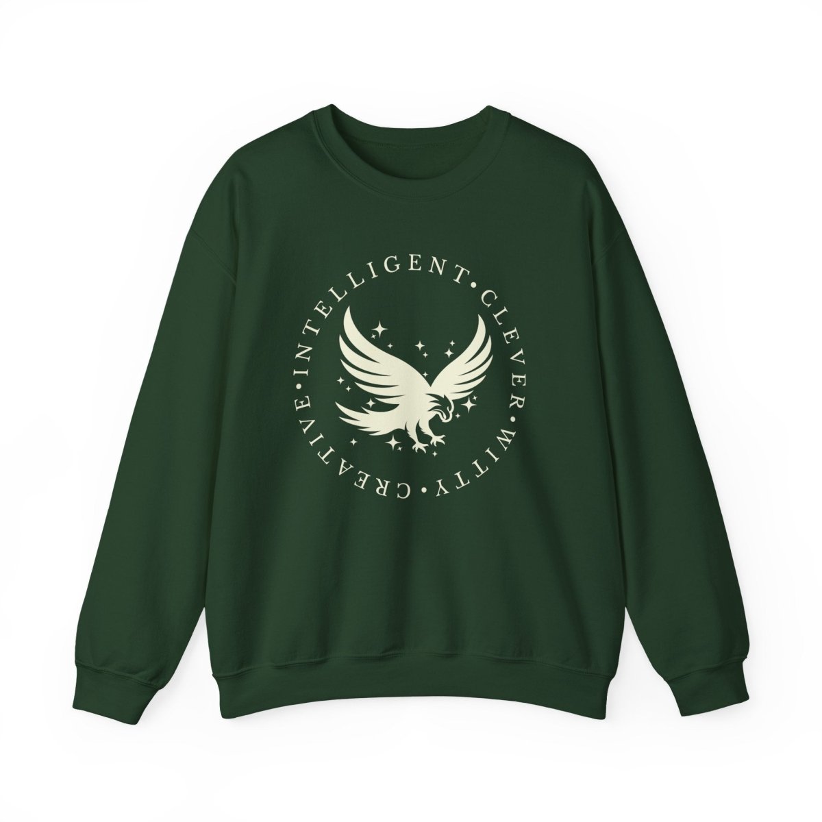 Blue House Sweatshirt | Fantasy Cotton Blend Crewneck