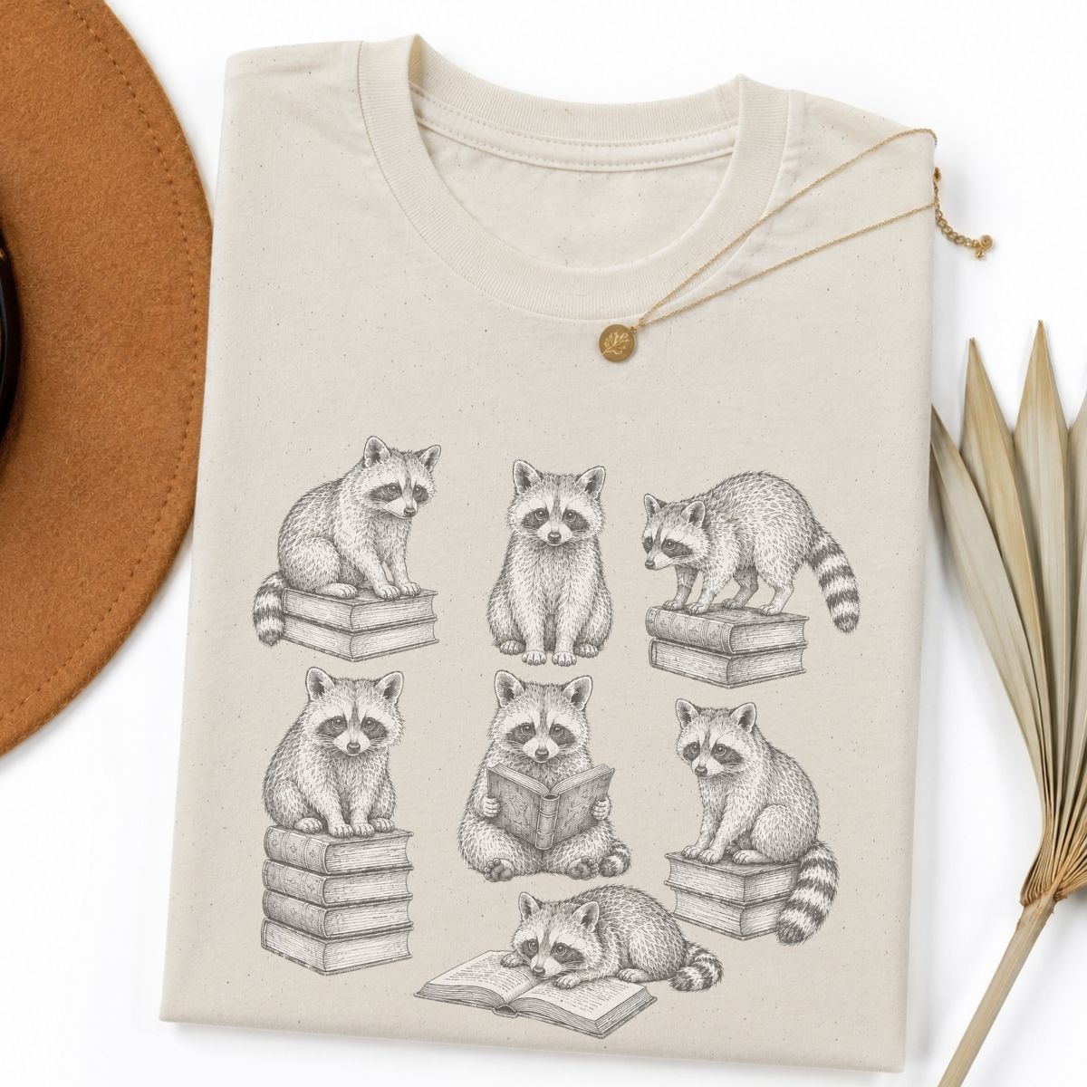 Bookish Raccoons Tshirt