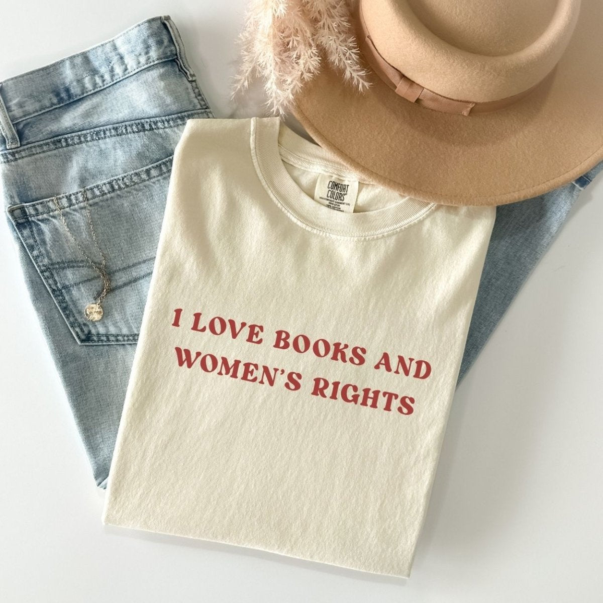 Books and Women's Rights Tee