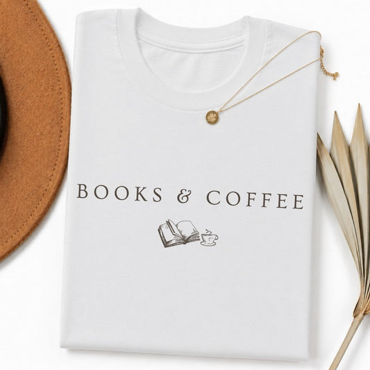 Books & Coffee Tee
