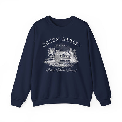 Green Gables Sweatshirt | Book Lover Cotton Blend Crewneck