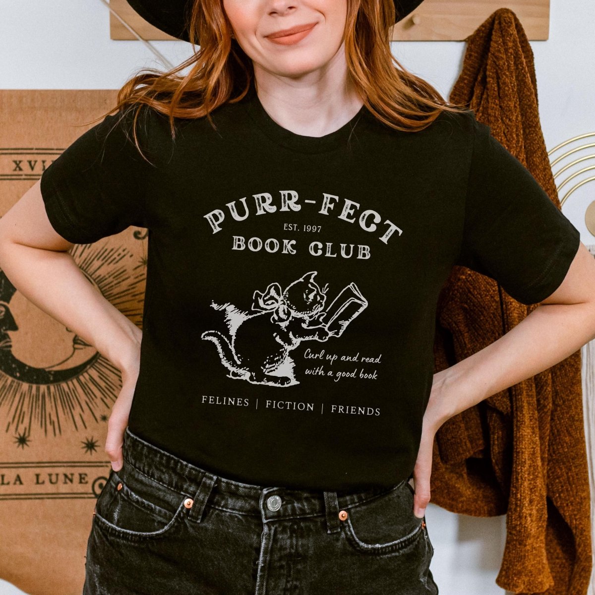Cat Book Club TShirt