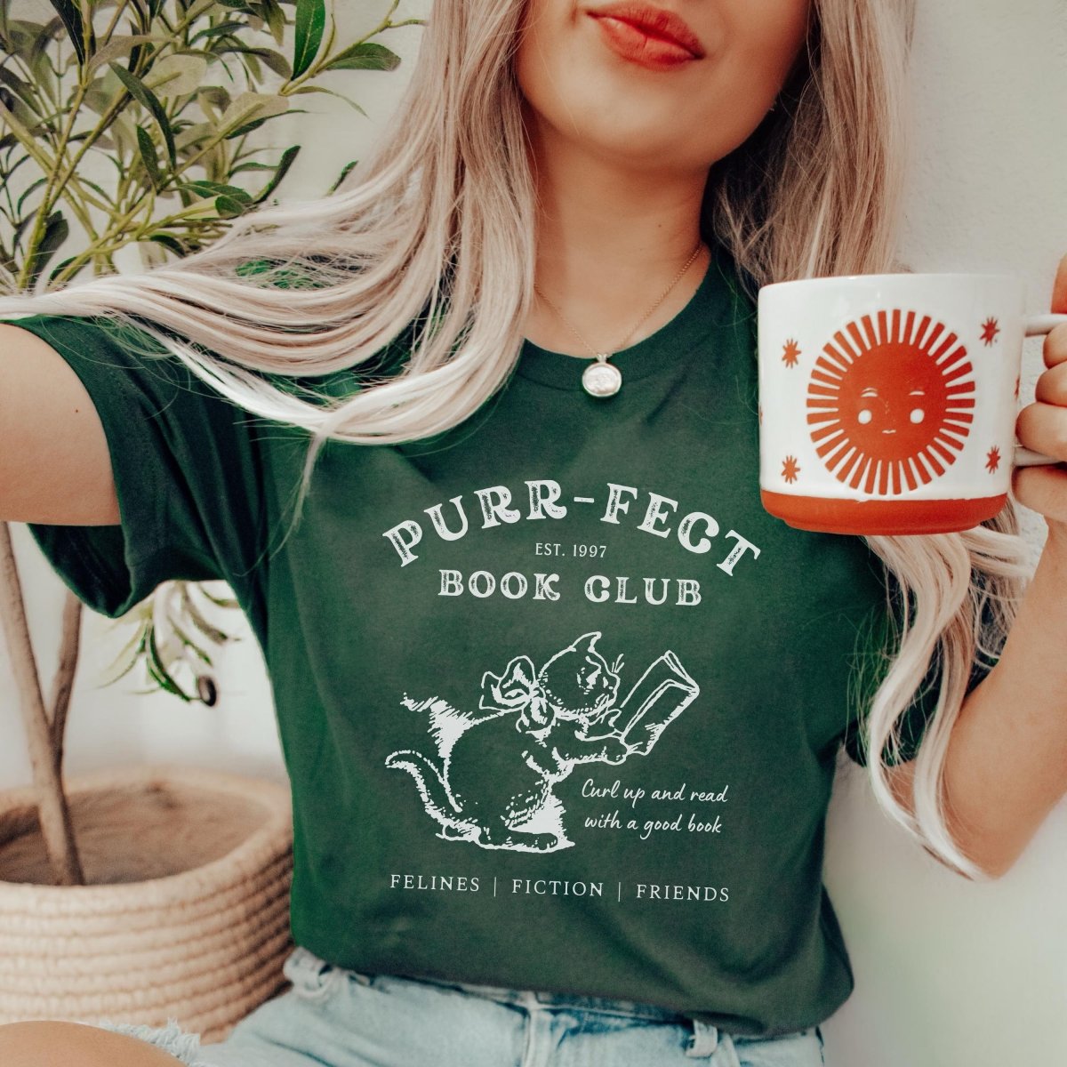 Cat Book Club TShirt