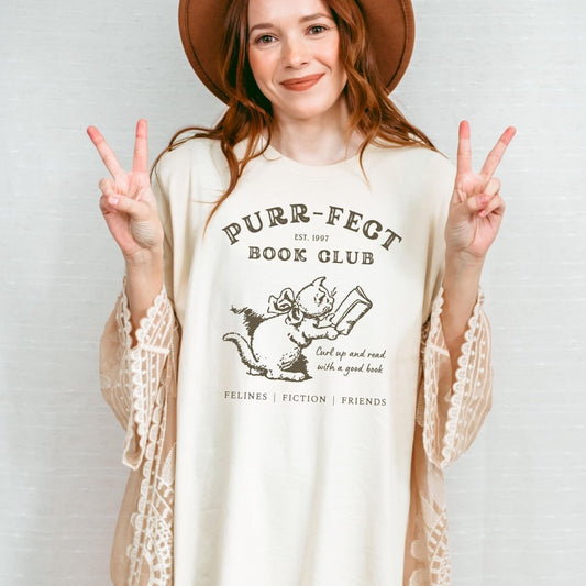 Cat Book Club TShirt