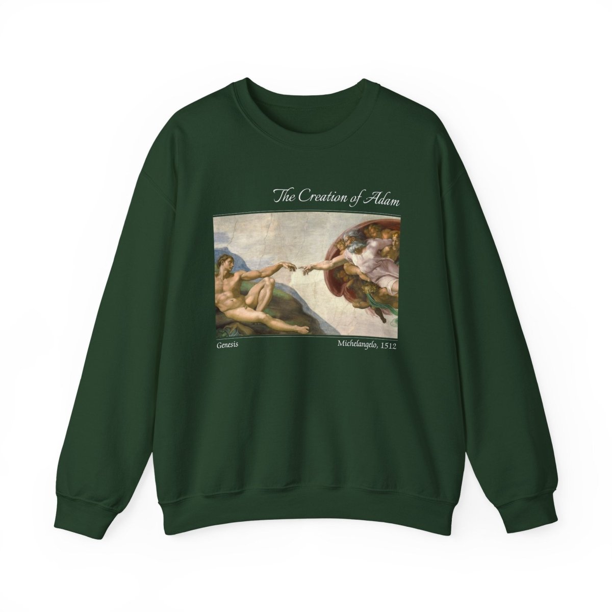 Creation of Adam Michelangelo Sweatshirt
