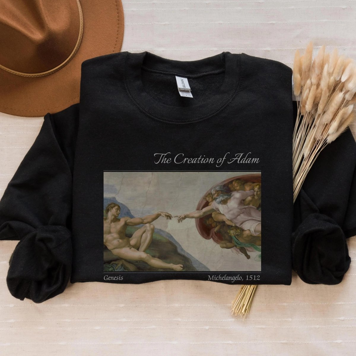 Creation of Adam Michelangelo Sweatshirt