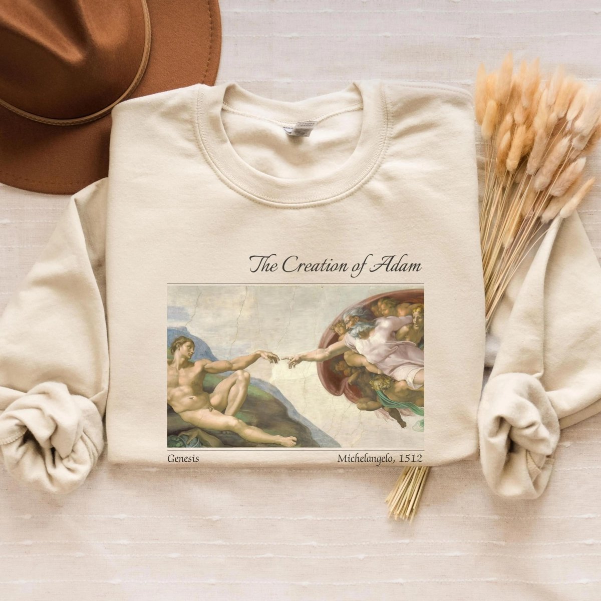 Creation of Adam Michelangelo Sweatshirt
