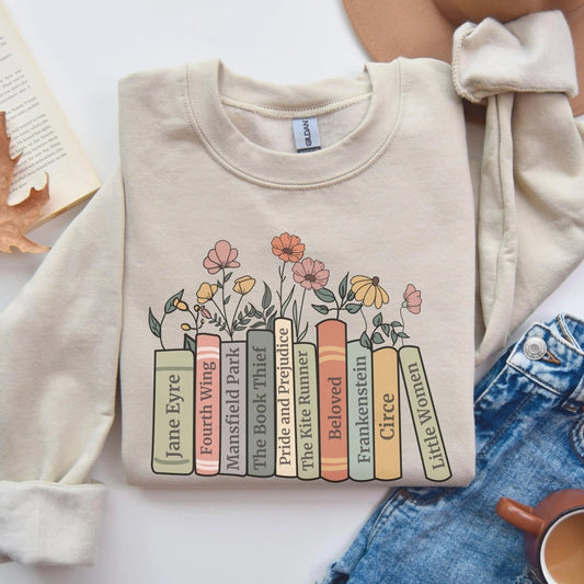 Custom Bookshelf Sweatshirt