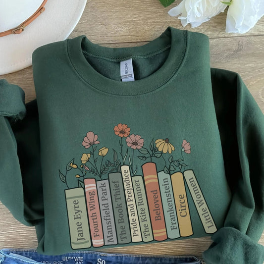 Custom Bookshelf Sweatshirt