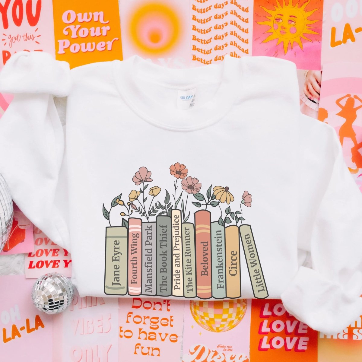 Custom Bookshelf Sweatshirt